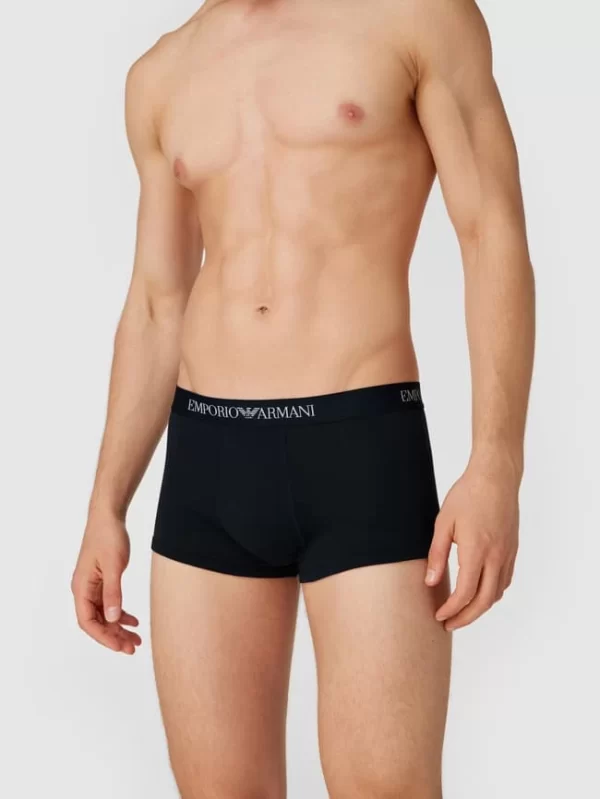 Emporio Armani Trunks Mit Logo-Bund Im 3er-Pack – Weiß 1