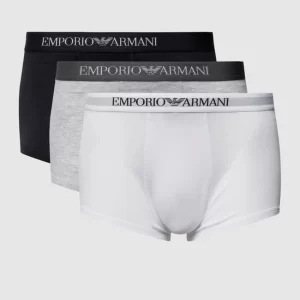 Emporio Armani Trunks Mit Logo-Bund Im 3er-Pack – Weiß 8
