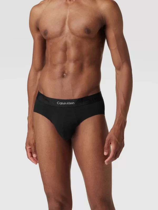Coupon 😍 Calvin Klein Underwear Slip Mit Logo-Bund Modell ‘Brief’ – Schwarz 🎁 1