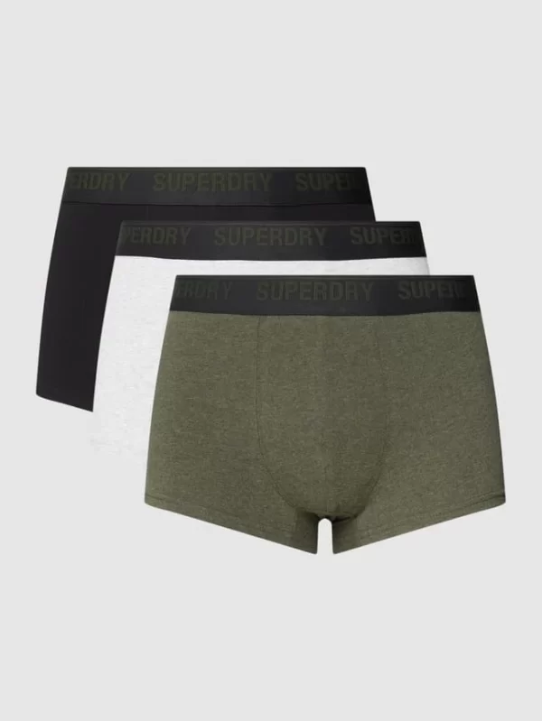 Besorgen ? Superdry Trunks Mit Label-Details Im 3er-Pack – Olivgrün ⭐ 3