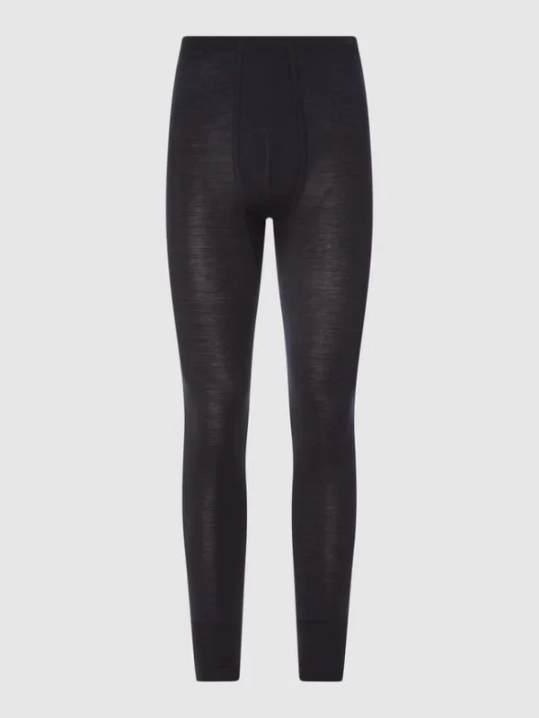 Neu ⭐ Hanro Long Johns Aus Merinowoll-Seide-Mix – Anthrazit ? 3
