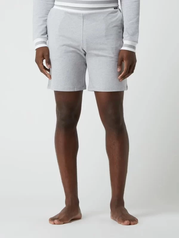 Skiny Pyjama-Hose Mit Stretch-Anteil – Mittelgrau Meliert 5