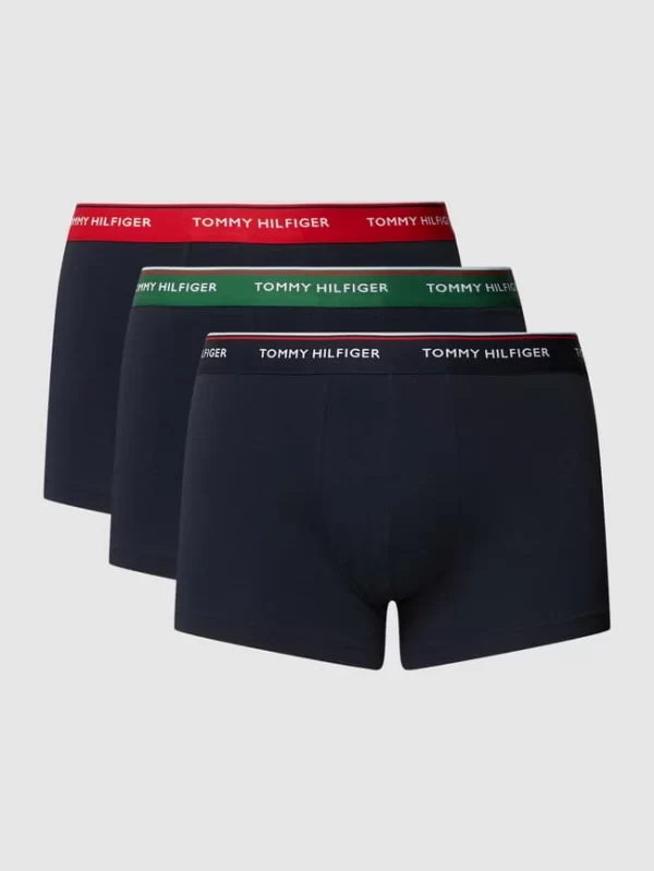 Tommy Hilfiger Trunks Mit Label-Details Im 3er-Pack – Marineblau 3