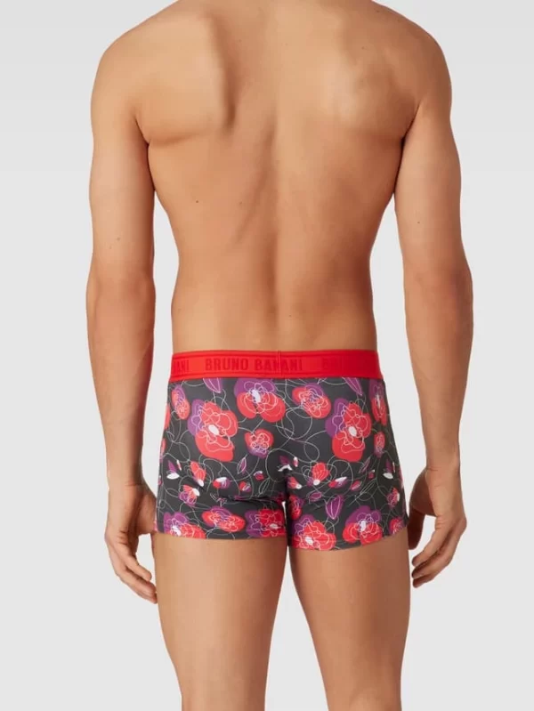 Bruno Banani Trunks Mit Floralem Muster Modell ‚ROMANTIC‘ – Rot 5