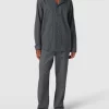 Bestpreis ⌛ Schiesser Pyjama Mit Streifenmuster Modell ‘Warming’ – Dunkelblau ✨ 19