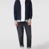 BOSS Sweatjacke Mit Label-Stitching – Dunkelblau 16