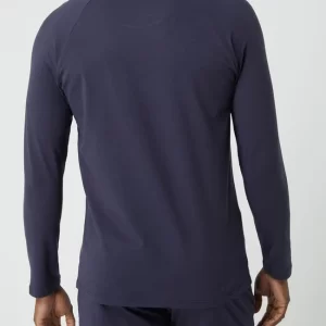 Skiny Pyjama-Oberteil Mit Stretch-Anteil – Dunkelblau 15