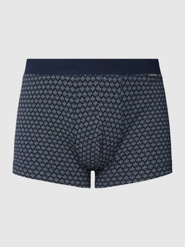 Aktion ? Schiesser Trunks Mit Allover-Muster Modell ‘Fine’ – Dunkelblau ✨ 3
