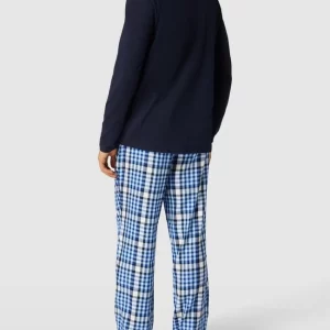 Großhandel 😉 Tommy Hilfiger Pyjama Im Set Mit Hausschuhen – Dunkelblau 🎉 16