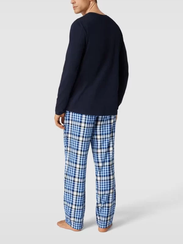 Großhandel 😉 Tommy Hilfiger Pyjama Im Set Mit Hausschuhen – Dunkelblau 🎉 6