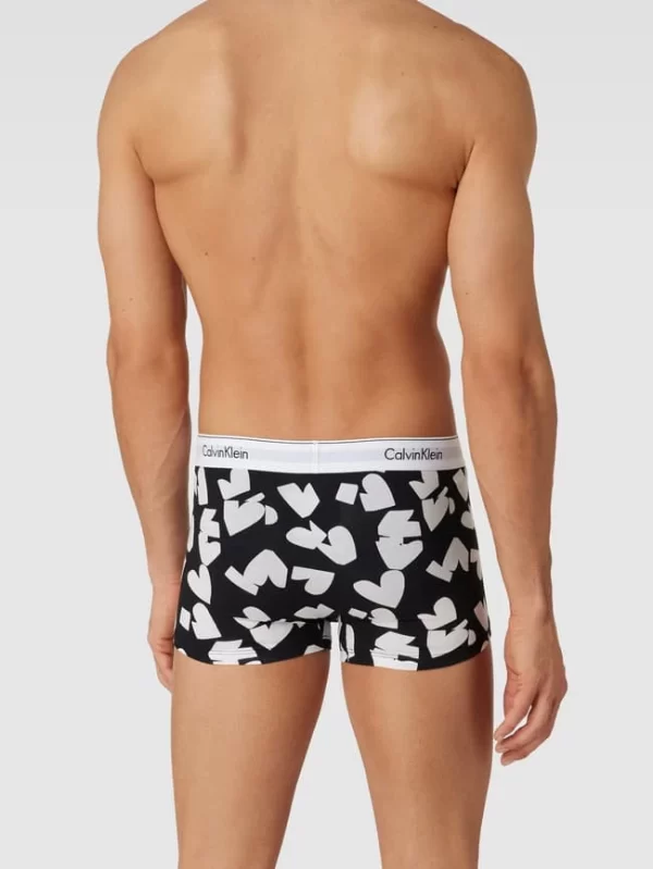 Calvin Klein Underwear Trunks Mit Allover-Muster – Schwarz 5