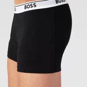 Rabatt 🔔 BOSS Trunks Mit Logo-Bund Im 3er-Pack Modell ‘Power’ – Schwarz ❤️ 10