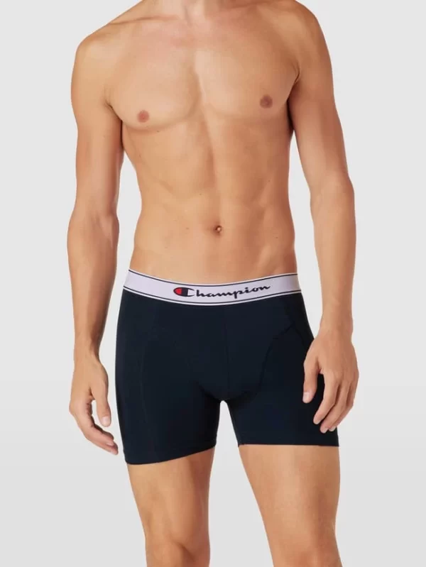 Am billigsten ? CHAMPION Trunks Mit Logo-Bund Im 2er-Pack Modell ‘Boxer’ – Royalblau ? 1