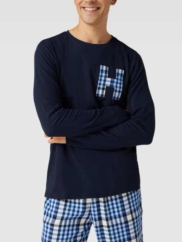 Großhandel 😉 Tommy Hilfiger Pyjama Im Set Mit Hausschuhen – Dunkelblau 🎉 4