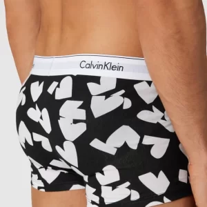 Calvin Klein Underwear Trunks Mit Allover-Muster – Schwarz 10