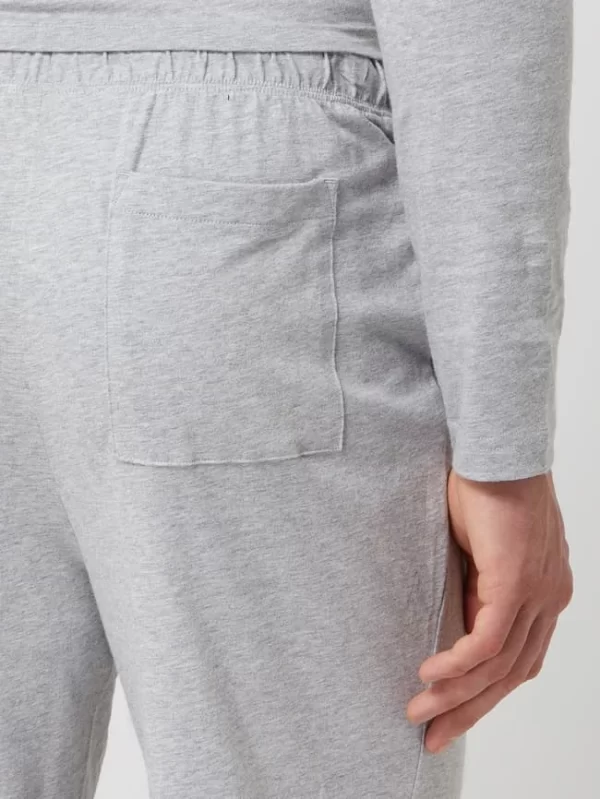 Billig ✨ MICHAEL Michael Kors Sweatpants Mit Label-Print – Mittelgrau Meliert 🤩 4